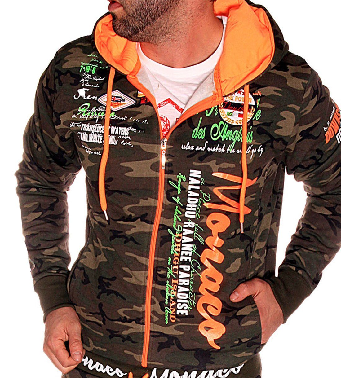 Jaylvis Collegejacke »Herren Sweatjacke Sportjacke Joggingjacke mit